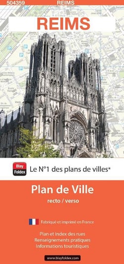 Reims : Plan de ville (édition 2024)