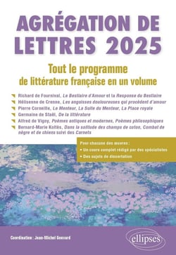 Agrégation de lettres 2025 : Tout le programme de littérature française en un volume