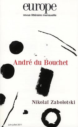 Revue Europe : t.986-987 - André du Bouchet