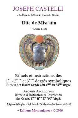 Rite de misraïm (venise 1788)