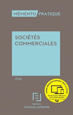 MEMENTO SOCIETES COMMERCIALES 2016