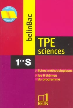 BELINBAC : TPE sciences - 1re S