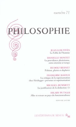 Revue Philosophie n.71