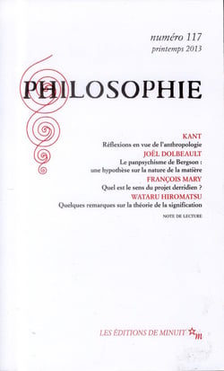 Revue Philosophie n.117