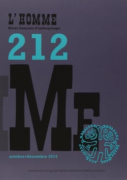 Revue l'homme n.212 - octobre-décembre 2014