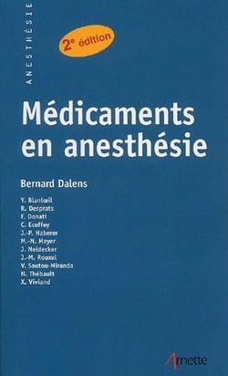 Médicaments en anesthésie (2e édition)