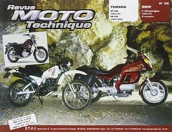 Revue moto technique n.55/4 : Yamaha 125 xt-sr/bmw k100 (ts types 83/89)
