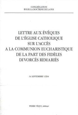 Lettre aux Eveques Communio Divo