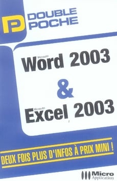 Double poche - word 2003 et excel 2003