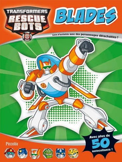Transformers - rescue bots - blades - livre d'activités