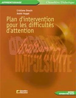 PLAN D'INTERVENTION POUR LES DIFFICULTES D'ATTENTION