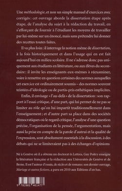 Methodologie De La Dissertation Litteraire