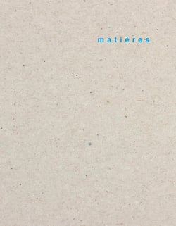 Revue Matières n.16 : où va la théorie de l'architecture ?
