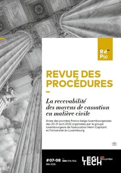 La recevabilité des moyens de cassation en matière civile
