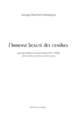 L'immense beauté des cendres