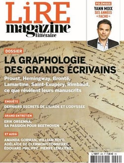 Lire, le magazine littéraire n.496 : la graphologie des grands écrivains