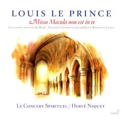 Missa macula non est in te (avec Charpentier & Lully : motets) - CD