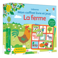 Mon coffret livre et jeux : la ferme