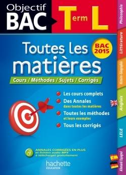 Objectif bac : toutes les matières - terminale L