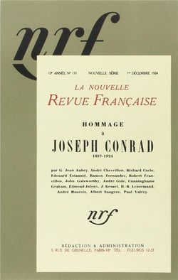 La Nouvelle Revue Française Tome 135 : Hommage à Joseph Conrad (1857-1924)