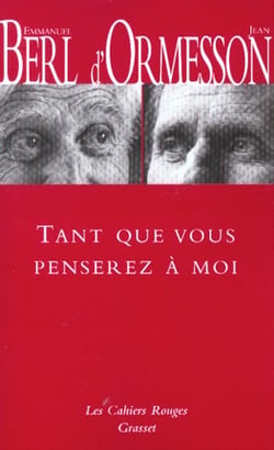 Tant que vous penserez à moi