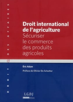 droit international de l'agriculture