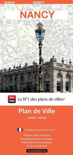 Nancy : Plan de ville (édition 2024)