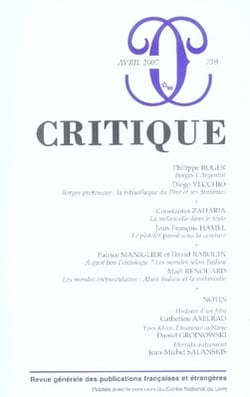 Revue Critique n.719