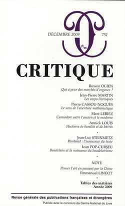 Revue Critique n.751