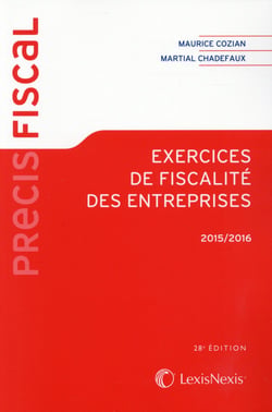 Exercices de fiscalité des entreprises (édition 2015-2016)