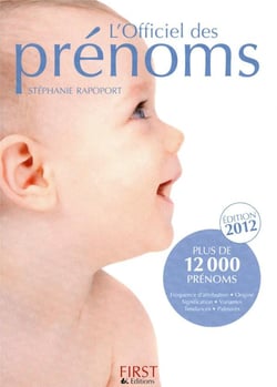 Officiel des prenoms 2012