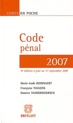 Code pénal 2007 (9e édition)