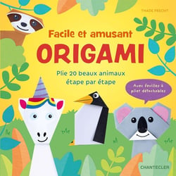 Facile et amusant : Origami - Plie 20 beaux animaux étape par étape