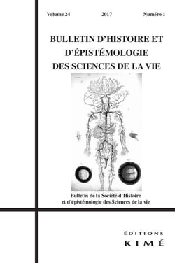BULLETIN D'HISTOIRE ET D'EPISTEMOLOGIE DES SCIENCES DE LA VIE n.24