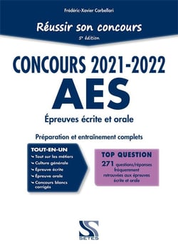 Réussir son concours AES - tout-en-un (édition 2021/2022)