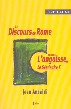 Lire Lacan - le discours de Rome