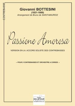 Passione amorosa pour 2 contrebasses (Version en La)