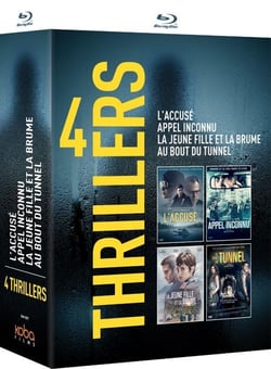 4 Thrillers : L'Accusé + Appel inconnu + La Jeune fille et la brume + Au bout du tunnel