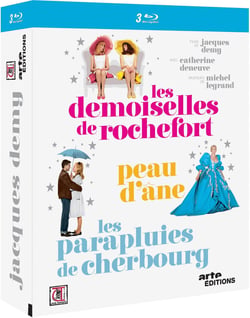Jacques Demy : Les demoiselles de Rochefort + Peau d'Âne + Les parapluies de Cherbourg