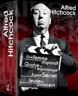 Alfred Hitchcock : Une femme disparait + Quatre de l'espionnage + Agent secret + Jeune et innocent