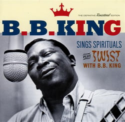 Sings spirituals + twist with B.B. King
