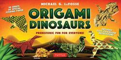 Origami dinosaurs kit