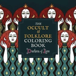 The occult & folklore colouring book