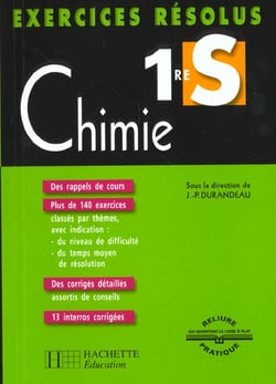 Exercices resolus - chimie 1e s