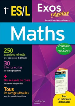 Exos résolus - maths - 1ère es, l