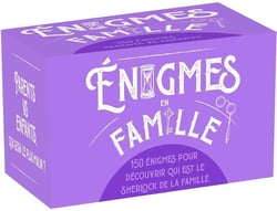 Énigmes en famille : 150 énigmes pour découvrir qui est le Sherlock de la famille
