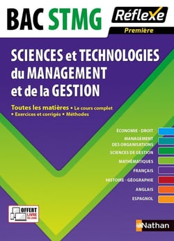 Sciences Technologies Du Management Et De Gestion  1Re Bac Stmg (Toutes Matieres) Reflexe N19 2015