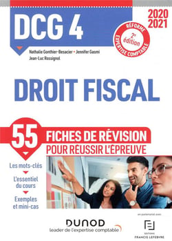 Dcg 4 droit fiscal - fiches de revision - 2020-2021 (édition 2020/2021)