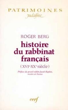 Histoire du rabbinat français (XVIè-XXè siècle)