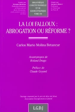 La loi falloux : abrogation ou reforme ? - vol104
